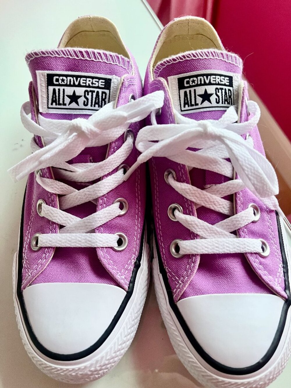 NWOB Converse Chuck Taylor All Star Low Top Purple - Women’s 5 / Youth 3.5
